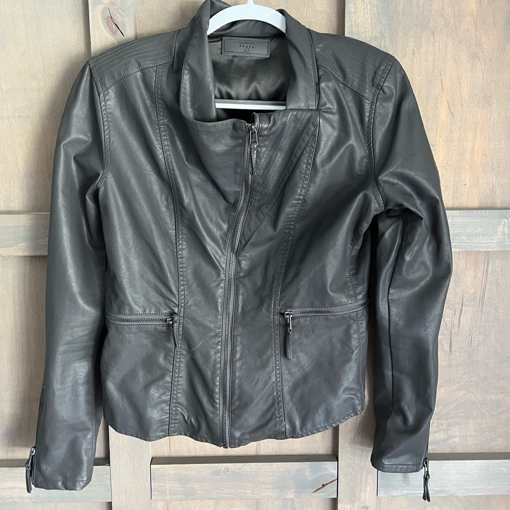 BLANKNYC faux leather moto jacket size L